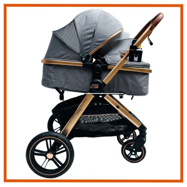 Coche Moisés Milano Gris
