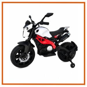 Moto Ducati Rojo-Blanco